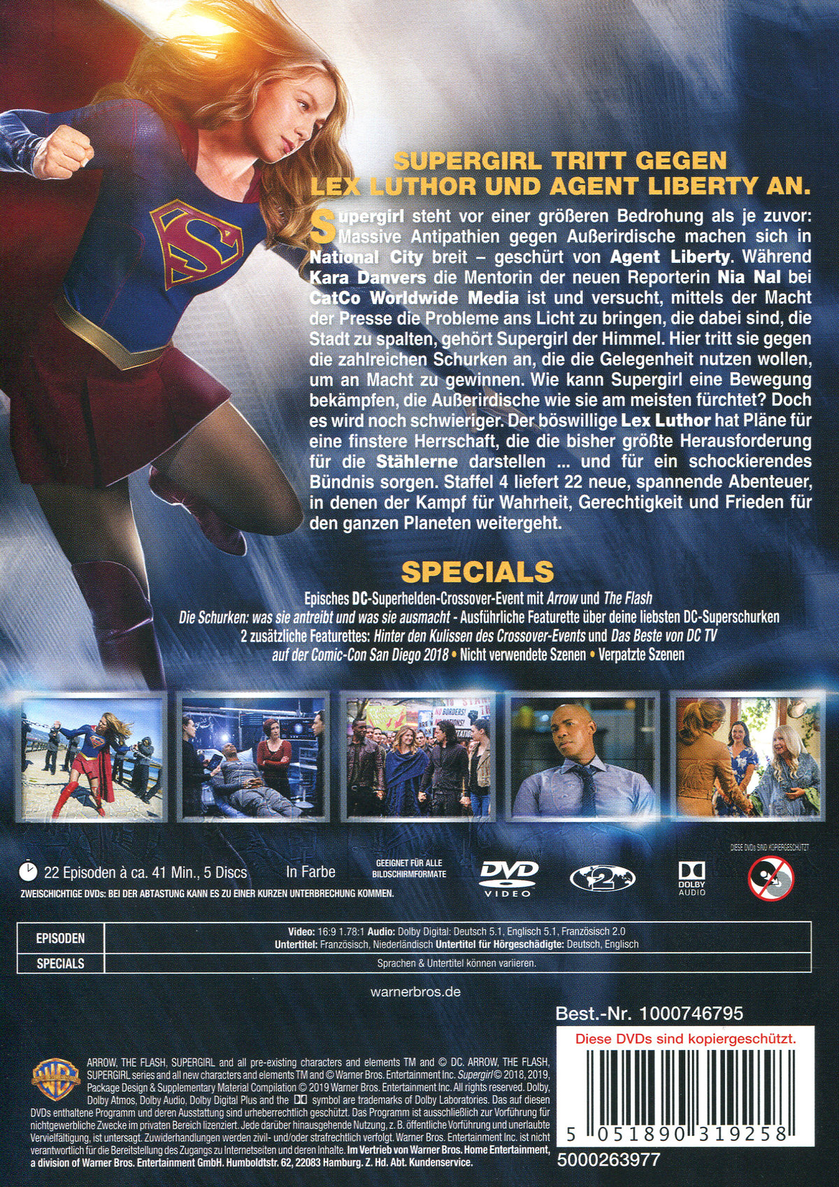 Supergirl - Die komplette 4. Staffel  [5 DVDs]  (DVD)
