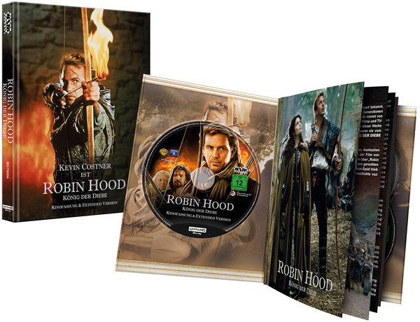 Robin Hood - König der Diebe - Limited Mediabook Edition (4K Ultra HD+blu-ray) (A)