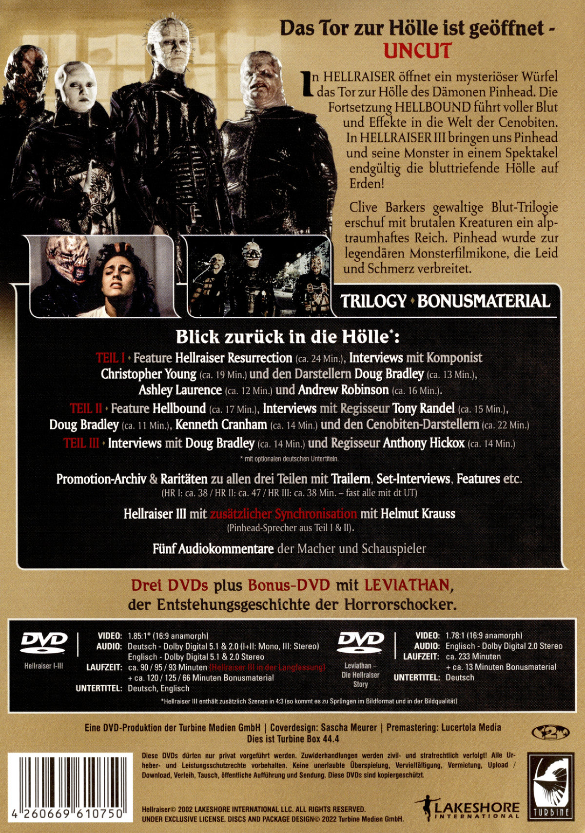 Hellraiser Trilogy - Uncut Edition