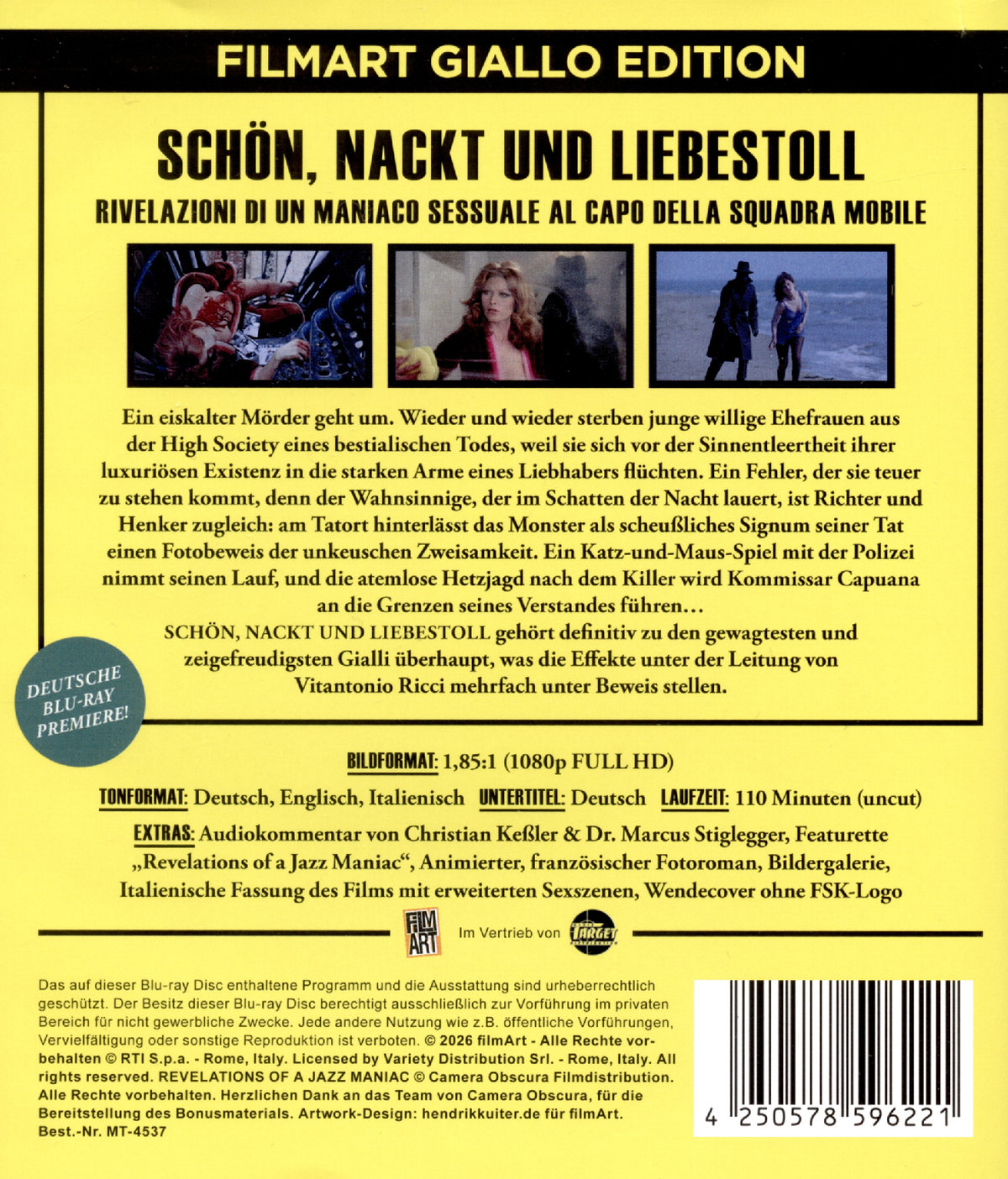 Schön, Nackt und Liebestoll - Uncut Edition  (blu-ray)