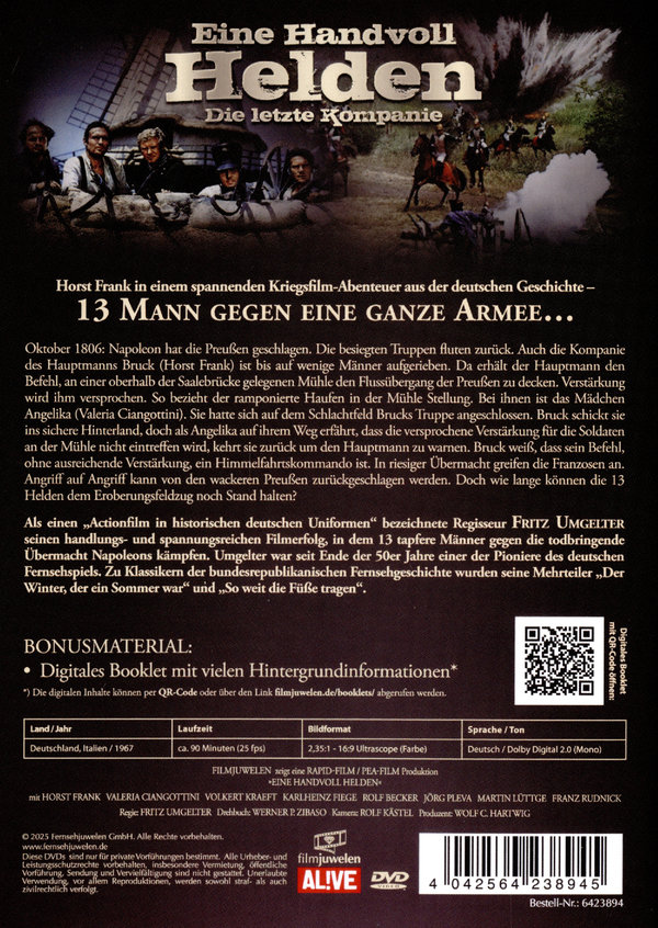 Eine Handvoll Helden: Die letzte Kompanie (Neuauflage)  (DVD) Eine Handvoll Helden: Die letzte Kompanie (Neuauflage)  (DVD)