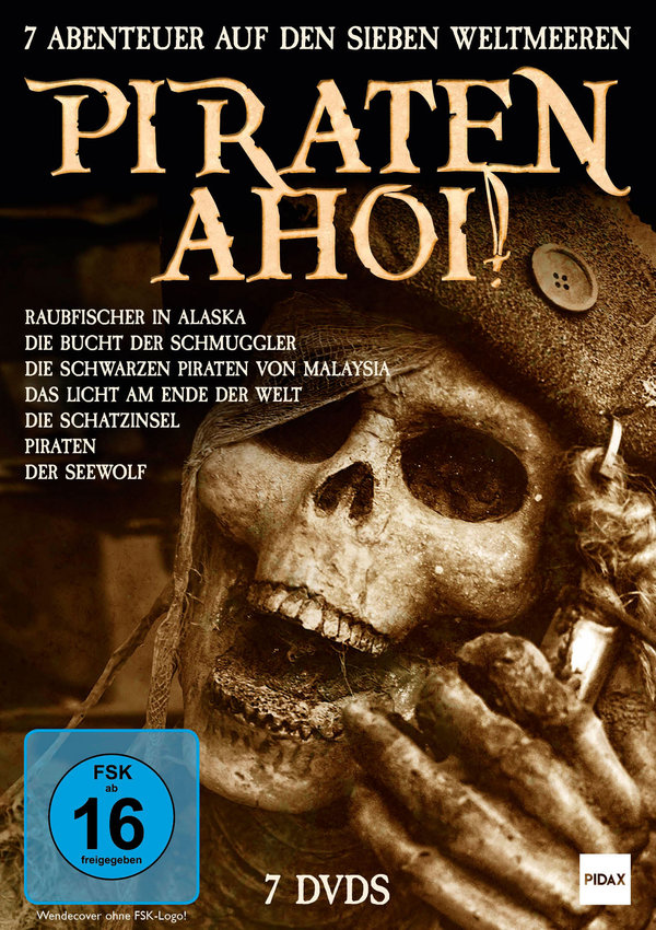 Piraten Ahoi - 7 Abenteuer auf den sieben Weltmeeren / Sieben epische Piratenabenteuer mit Starbesetzung (Pidax Film- und Hörspielverlag)  [7 DVDs]  (DVD)