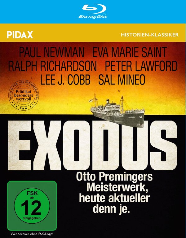 Exodus / Otto Premingers preisgekrönter Monumentalfilm mit absoluter Starbesetzung (Pidax Historien-Klassiker)  (Blu-ray Disc)