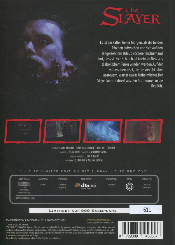 Slayer, The - Uncut Mediabook Edition (DVD+blu-ray) (A)