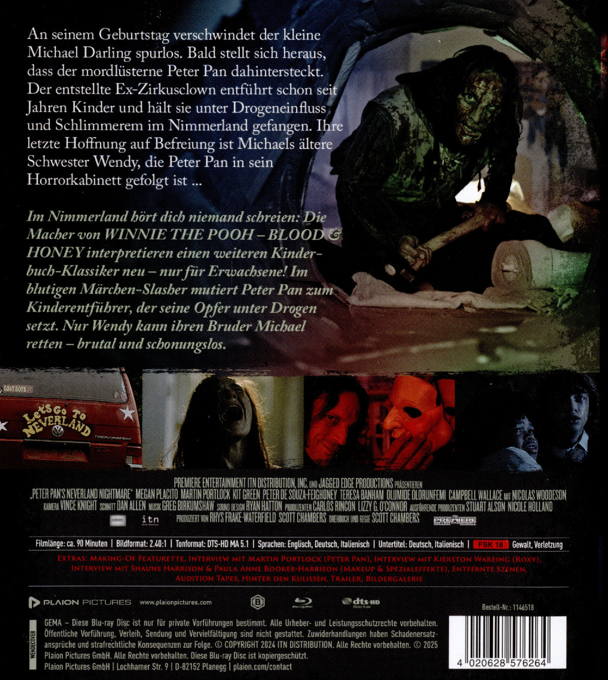 Peter Pan's Neverland Nightmare  (Blu-ray Disc)
