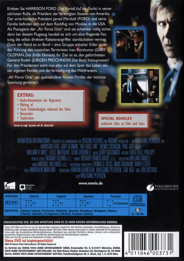 Air Force One - Special Edition  (DVD)