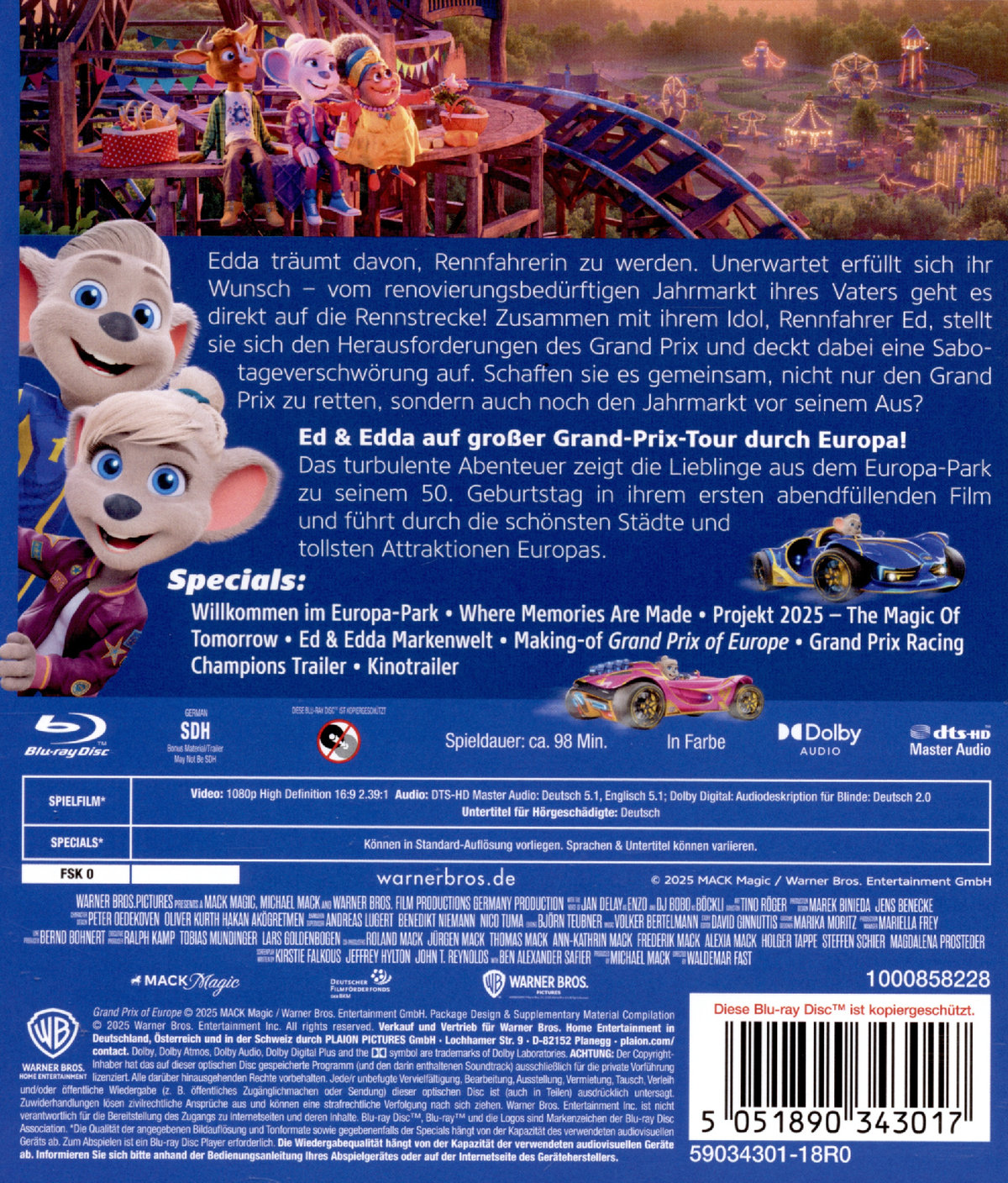 Grand Prix of Europe  (Blu-ray Disc)