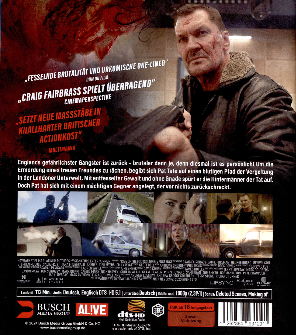 Rise of the Footsoldier - Vengeance - Uncut Edition (blu-ray)
