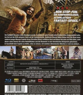 Hercules Reborn 3D (3D blu-ray)
