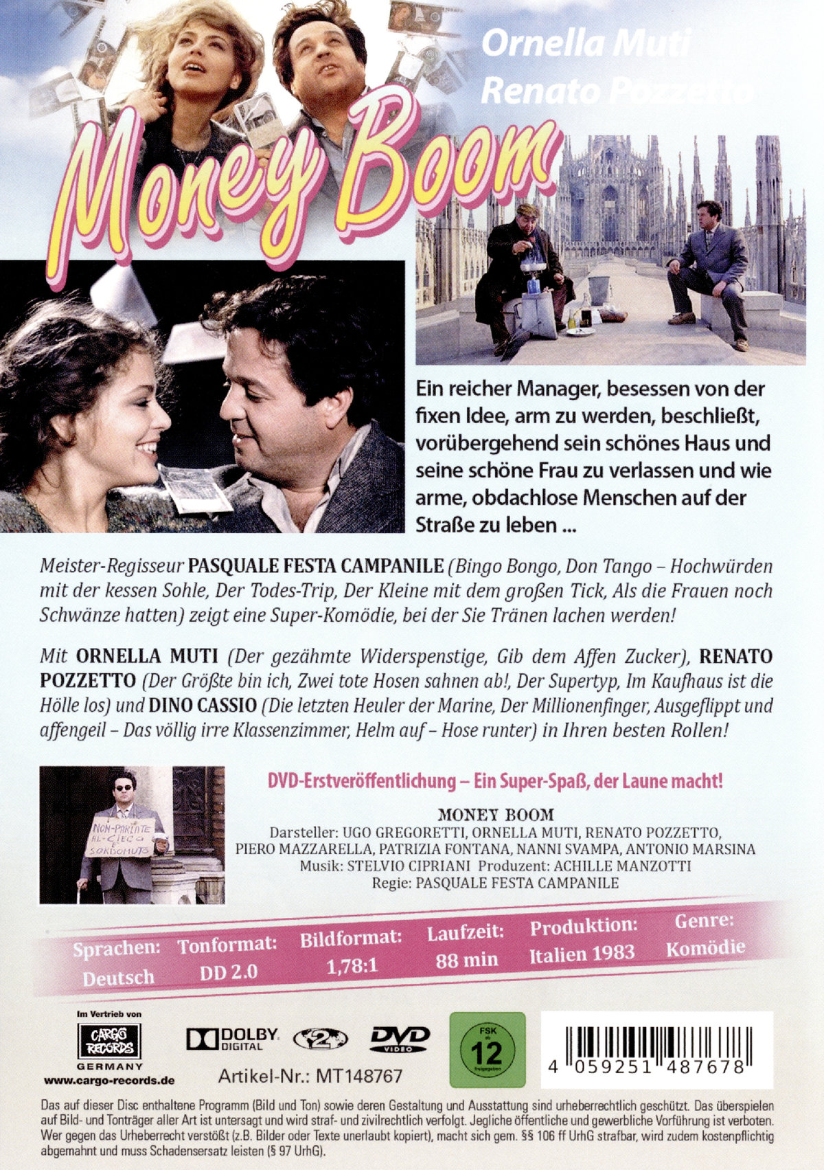 ORNELLA MUTI: Money Boom  (DVD)