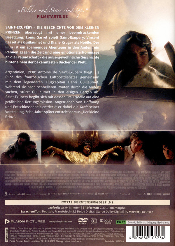 Saint Exupéry – Die Geschichte vor dem kleinen Prinzen  (DVD)