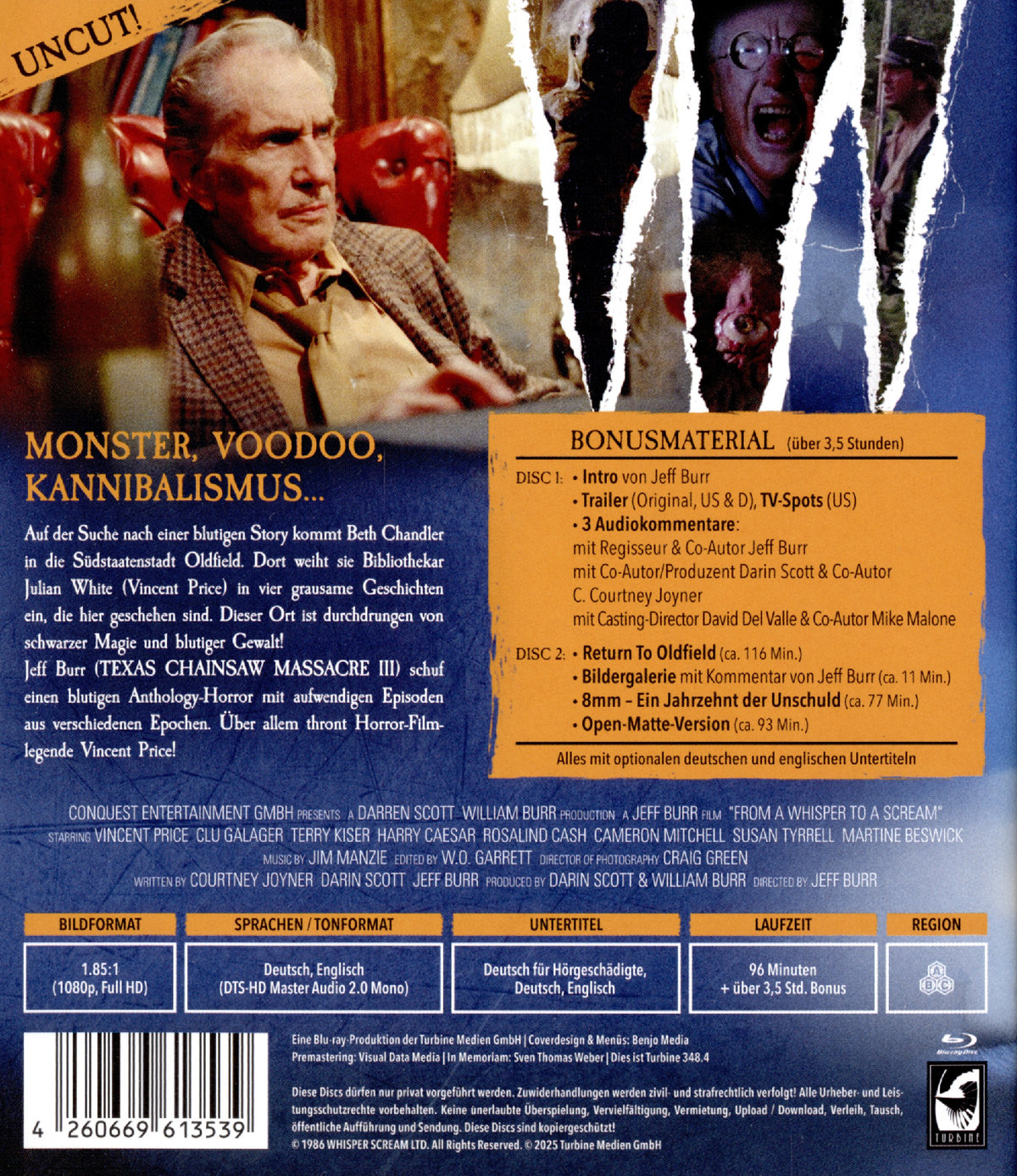 From A Whisper To A Scream (uncut) - 2-Disc Special Edition  (Blu-ray Disc)