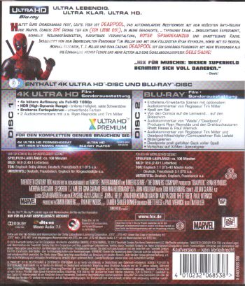 Deadpool (4K Ultra HD)
