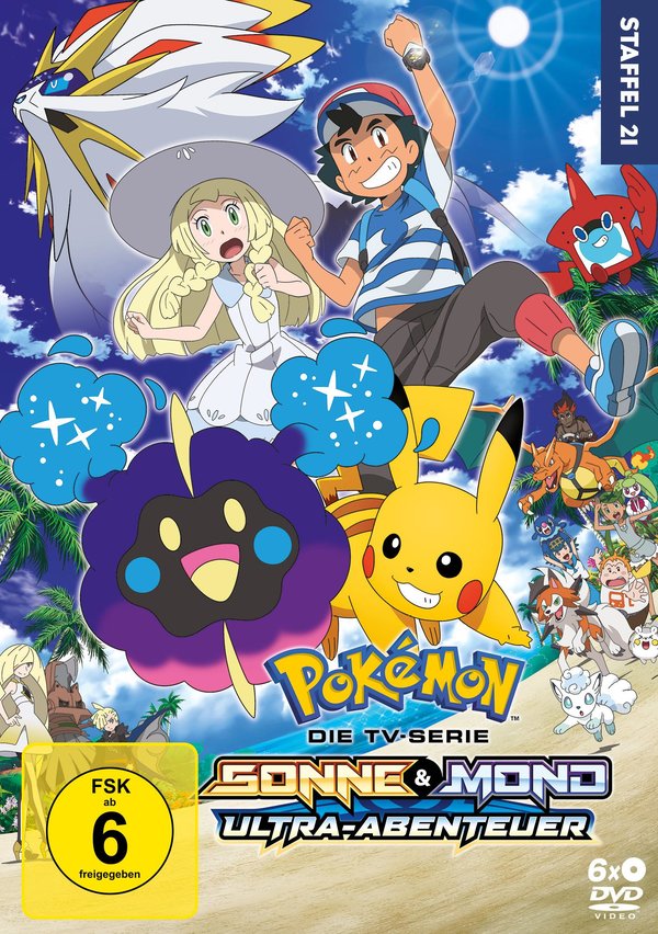 Pokémon - Die TV-Serie: Sonne und Mond Ultra-Abenteuer - Staffel 21  [6 DVDs]  (DVD)