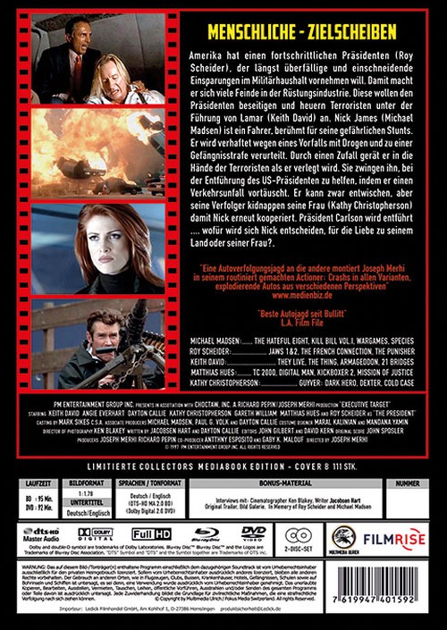 Executive Target - Uncut Mediabook Edition  (DVD+blu-ray) (B)