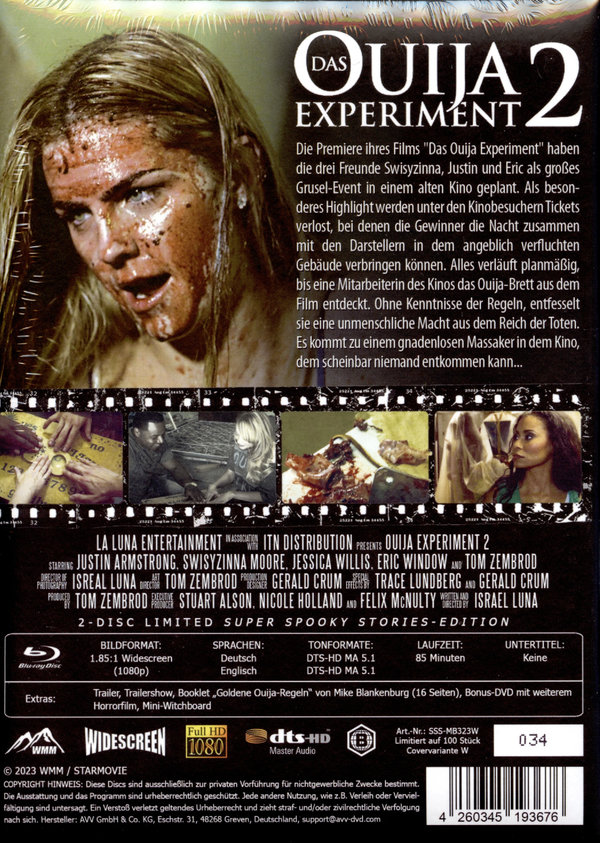 Das Ouija Experiment 2 - Uncut Mediabook Edition  (blu-ray)