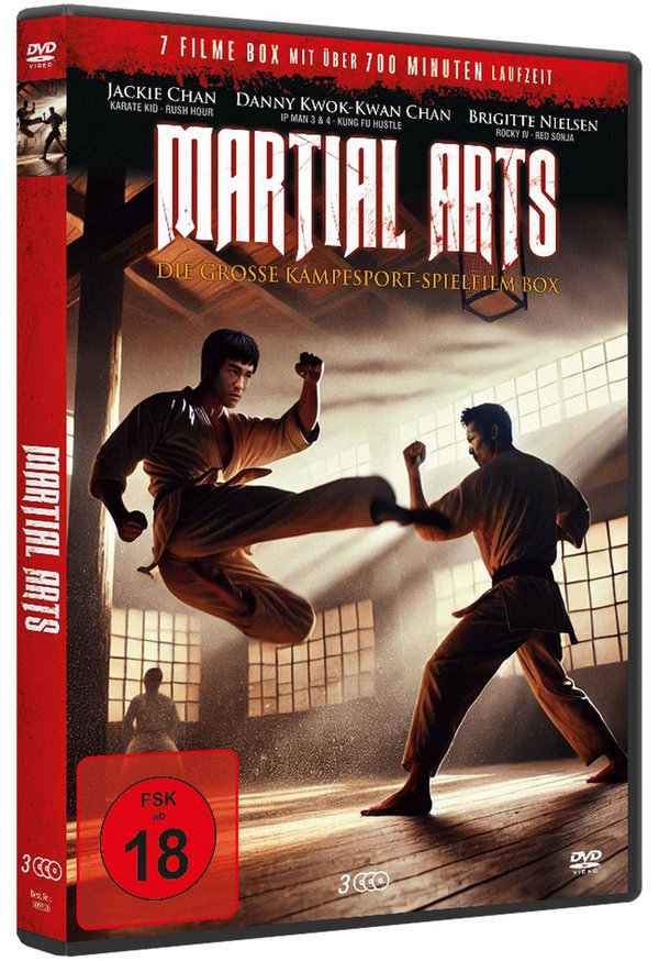 Martial Arts - Die grosse Kampfsport-Spielfilm Box  [3 DVDs]  (DVD)