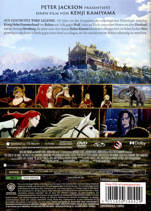 Der Herr der Ringe: Die Schlacht der Rohirrim  (DVD) 