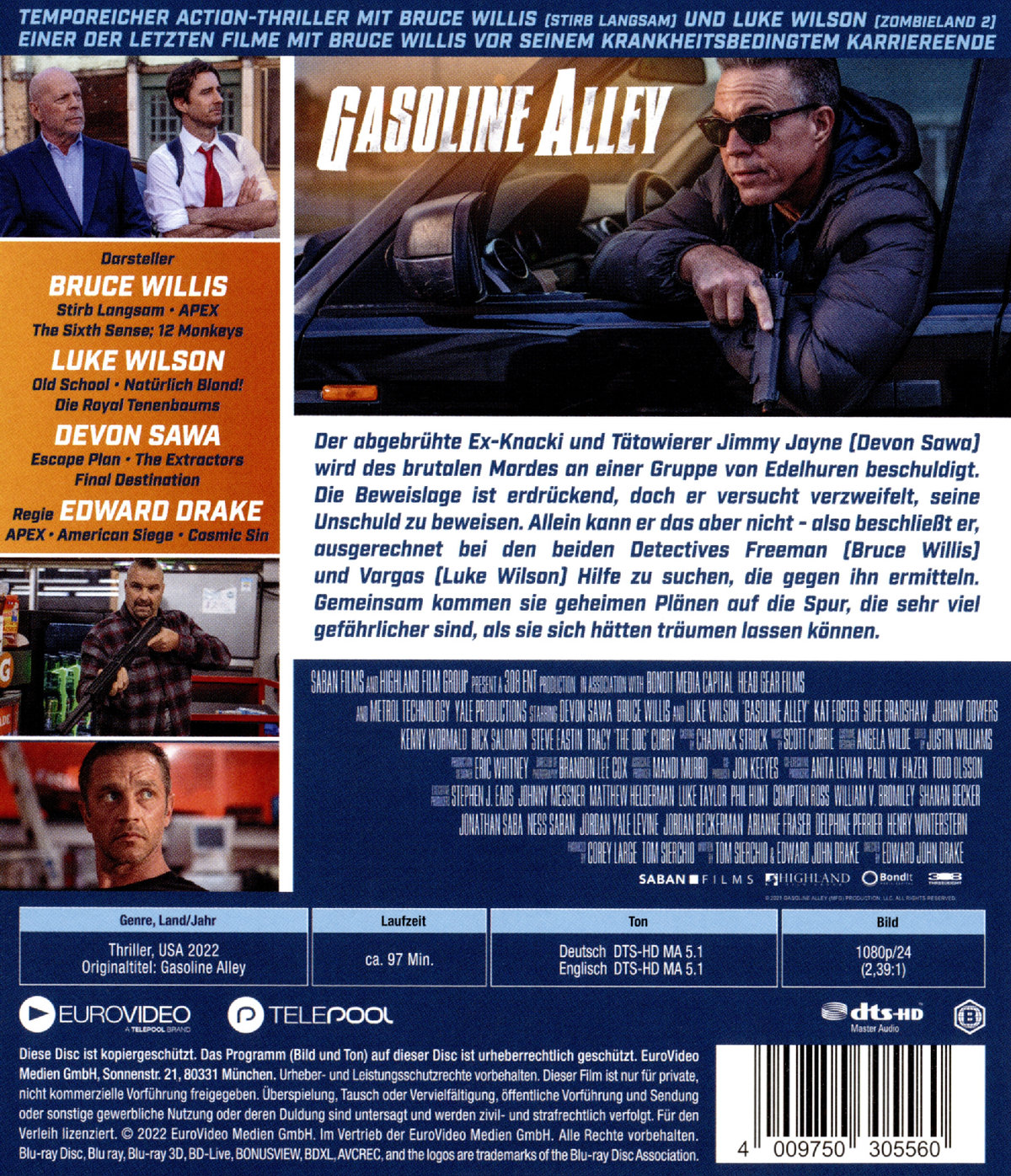 Gasoline Alley - Justice gets Dirty (blu-ray)