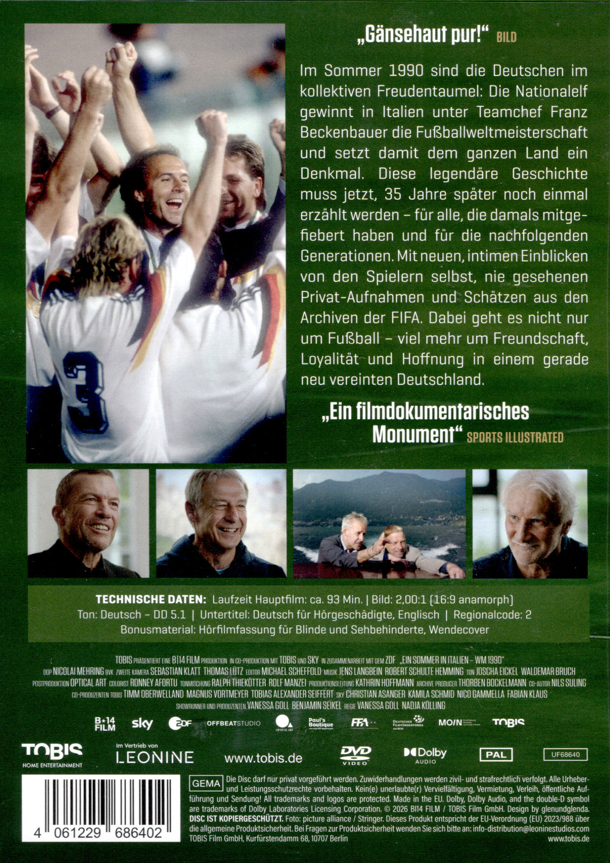 Ein Sommer in Italien - WM 1990  (DVD)