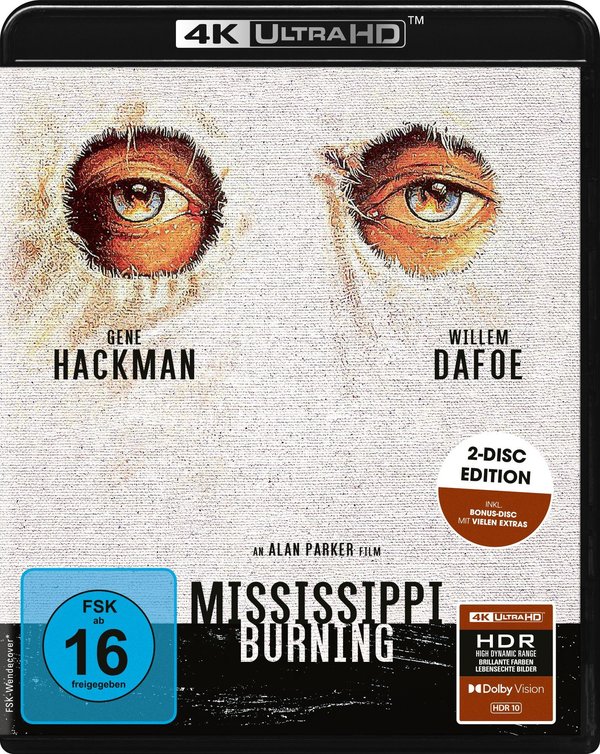 Mississippi Burning - Die Wurzel des Hasses - 2-Disc Edition (4K Ultra HD + Bonus-Blu-ray)