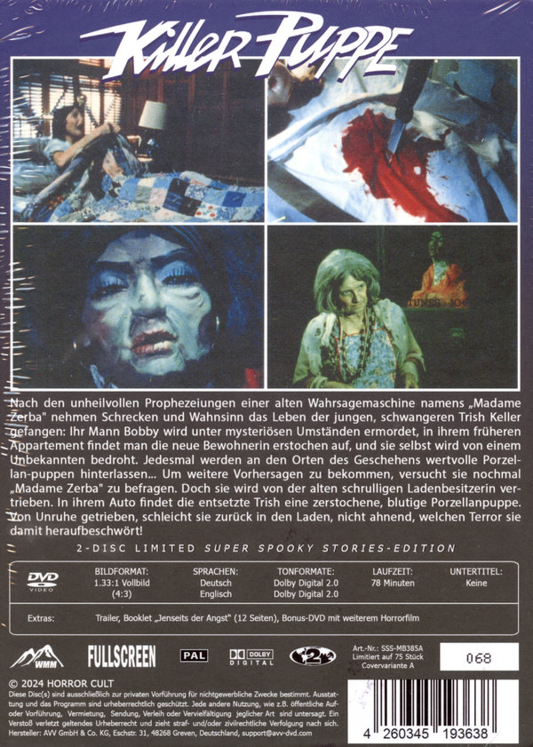 Die Killerpuppe - Uncut Mediabook Edition  (DVD)