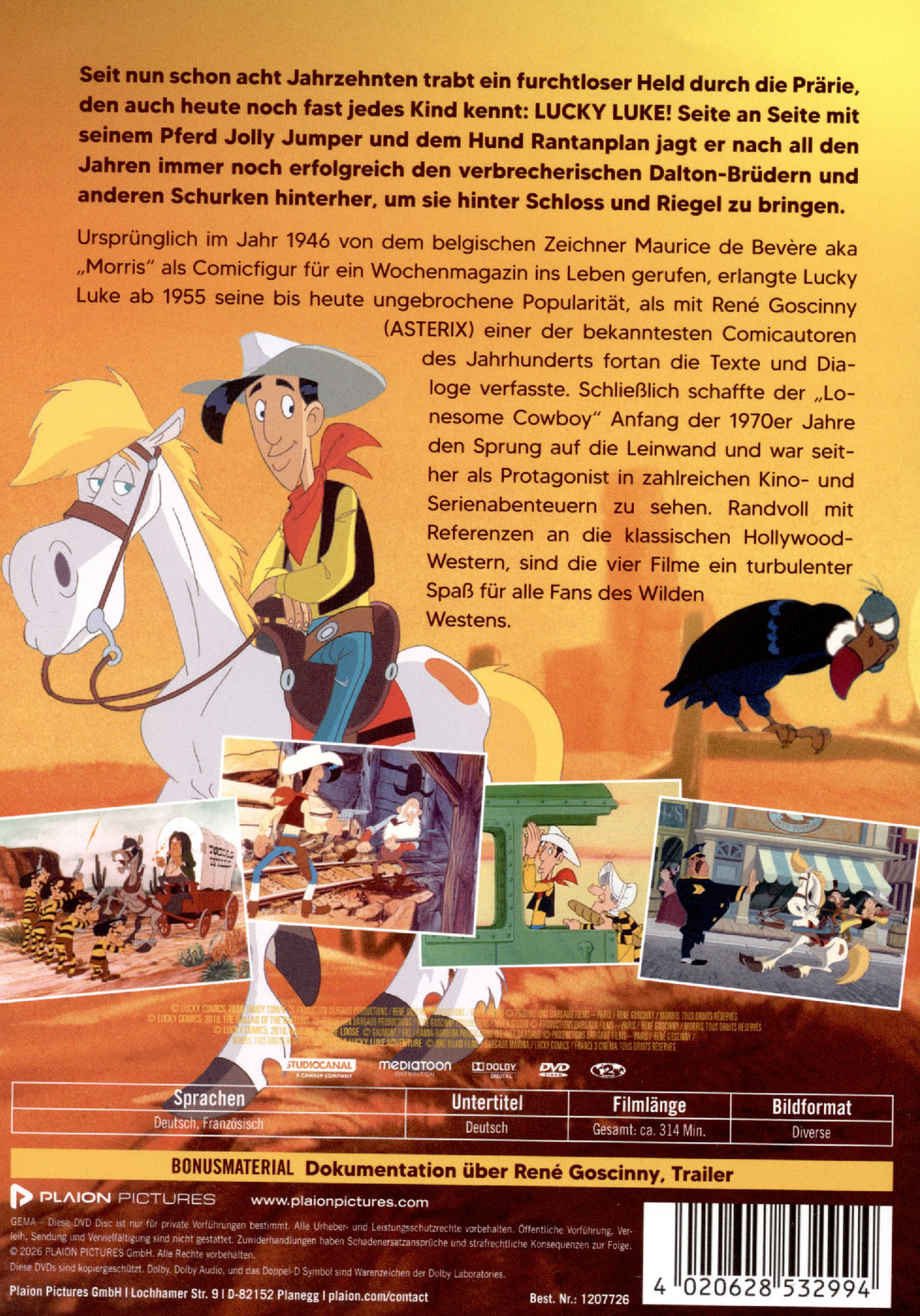 Lucky Luke: Die große Spielfilm-Collection  [4 DVDs]  (DVD)