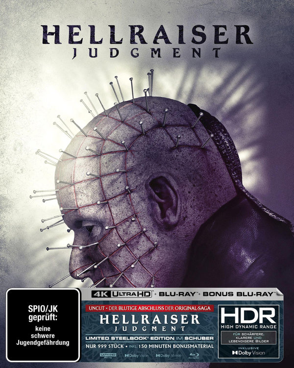 Hellraiser: Judgment - Uncut Steelbook Edition  (4K Ultra HD+blu-ray) (D)