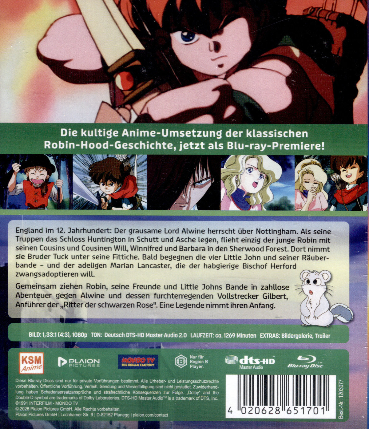Robin Hood - Die komplette Serie (inkl. Film)  [6 BRs]  (Blu-ray Disc)