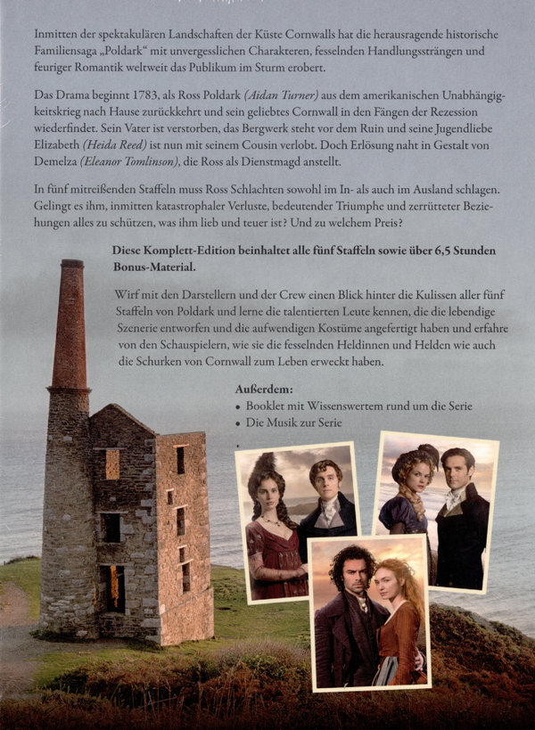 Poldark - Die komplette Serie  [17 DVDs+Soundtrack-CD]  (DVD)