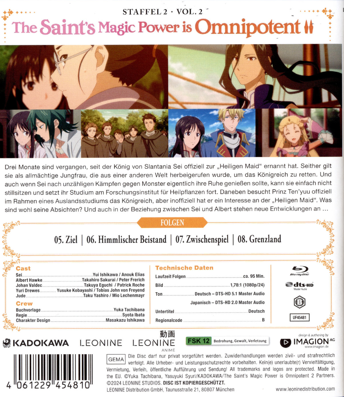 The Saint's Magic Power is Omnipotent - Staffel 2 / Vol. 2  (Blu-ray Disc)