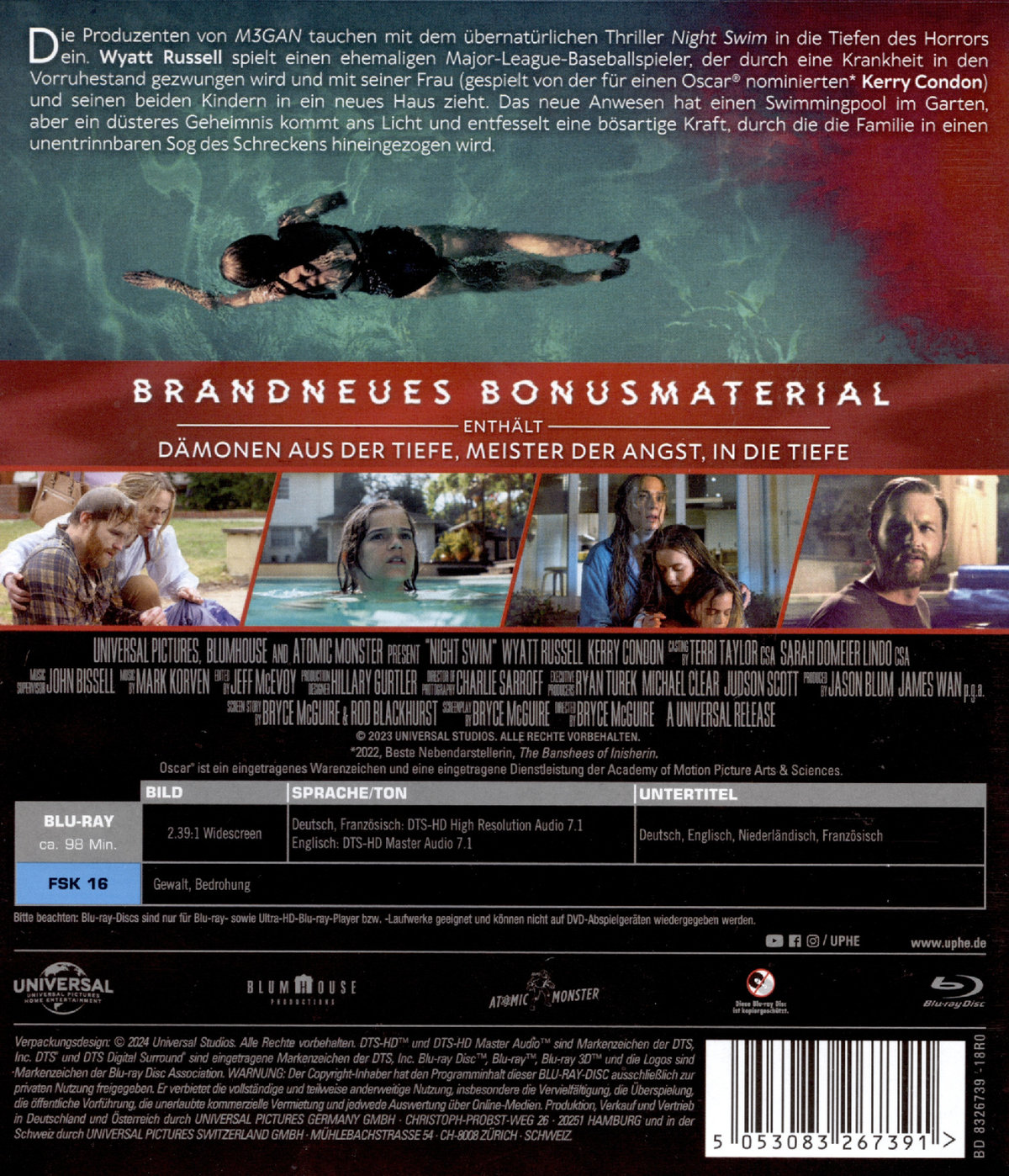 Night Swim  (Blu-ray Disc)