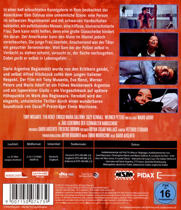 Das Geheimnis der schwarzen Handschuhe (4K Ultra HD)