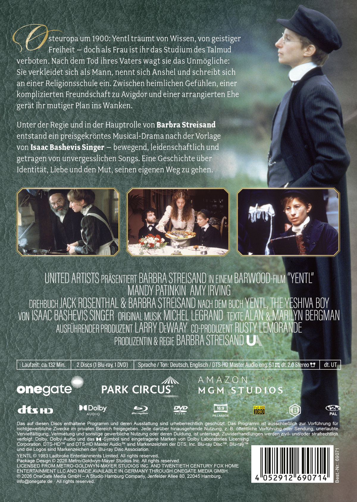 Yentl  - Limited Mediabook Edition  (DVD+blu-ray)