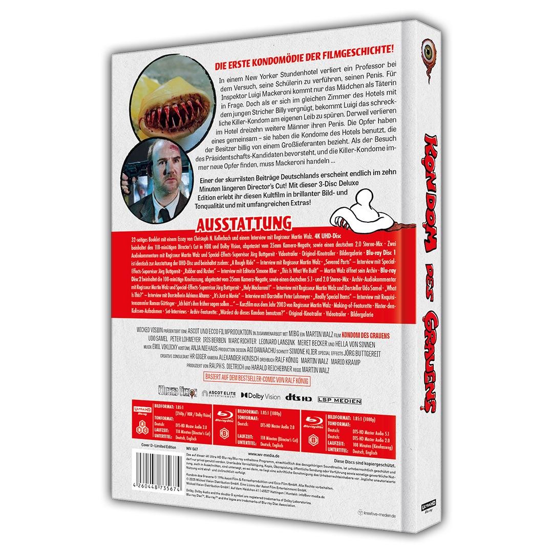 Kondom des Grauens - Directors Cut Mediabook Edition  (4K Ultra HD+blu-ray) (D)
