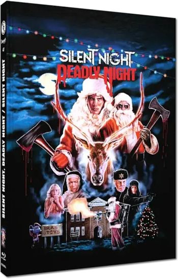 Silent Night Deadly Night - Double Feature - Uncut Mediabook Edition  (blu-ray) (Cover A)