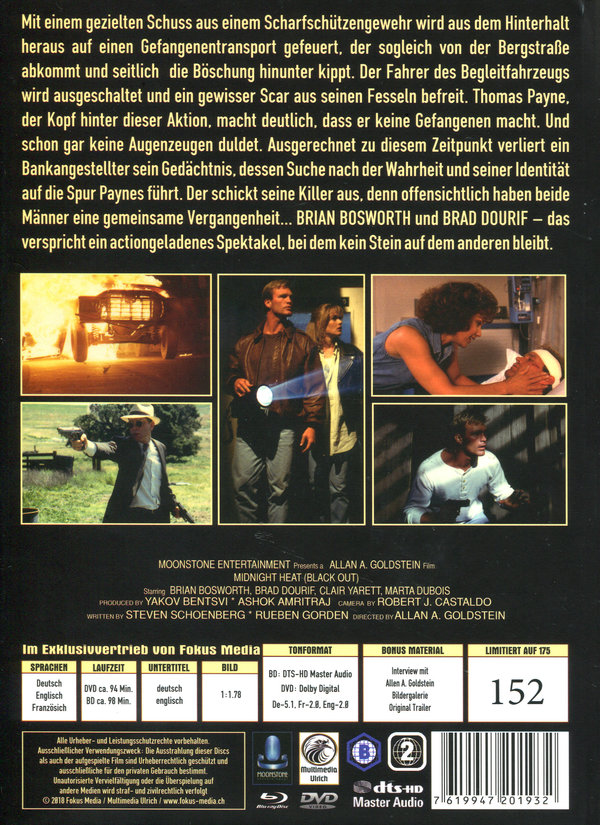 Midnight Heat - Uncut Mediabook Edition (DVD+blu-ray) (B)