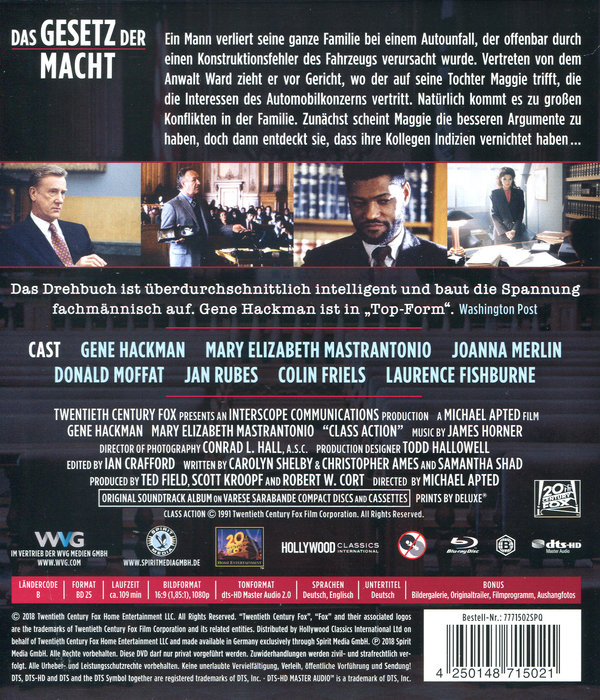 Gesetz der Macht, Das (blu-ray)