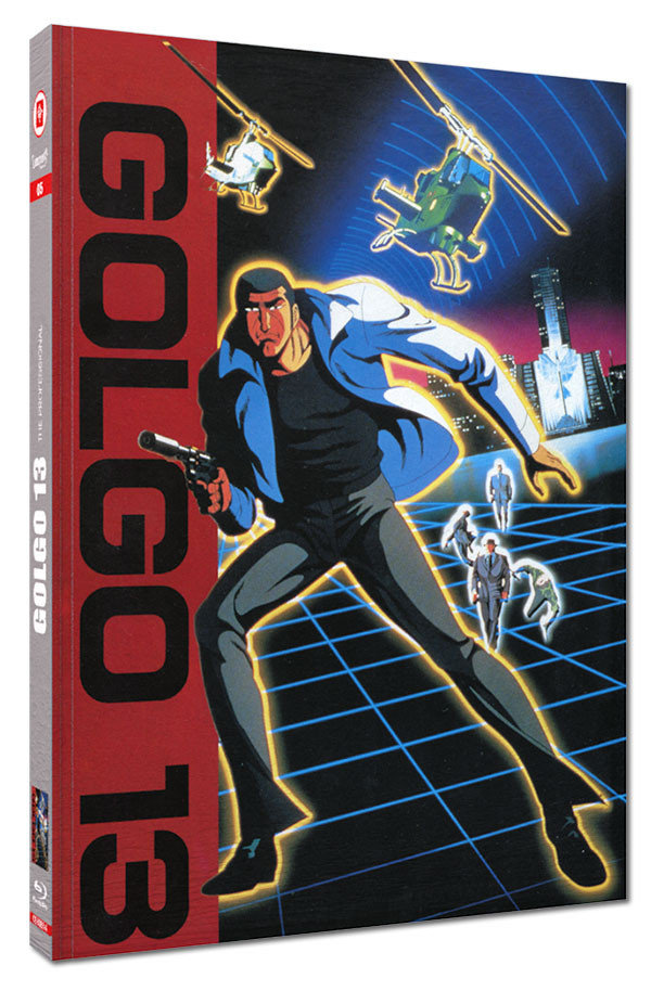 Golgo 13 - The Professional - Uncut Mediabook Edition  (blu-ray) (A)