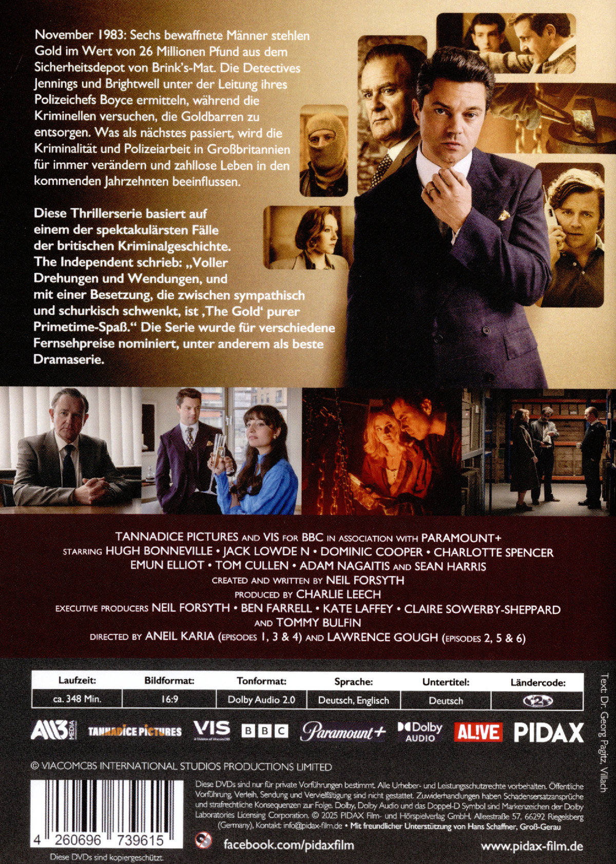 Das Gold, Staffel 1 / Die komplette 1. Staffel der Thrillerserie mit Starbesetzung  [2 DVDs]  (DVD)