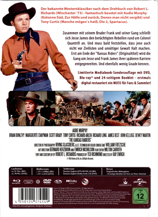 Reiter ohne Gnade - Uncut Mediabook Edition  (DVD+blu-ray)