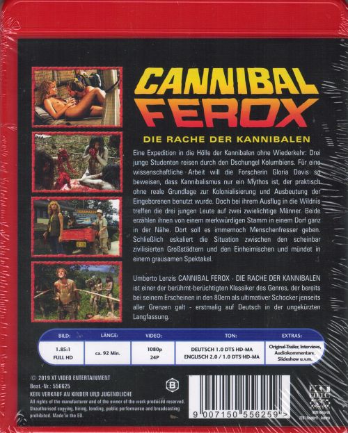 Rache der Kannibalen, Die - Cannibal Ferox - Uncut Edition (blu-ray)