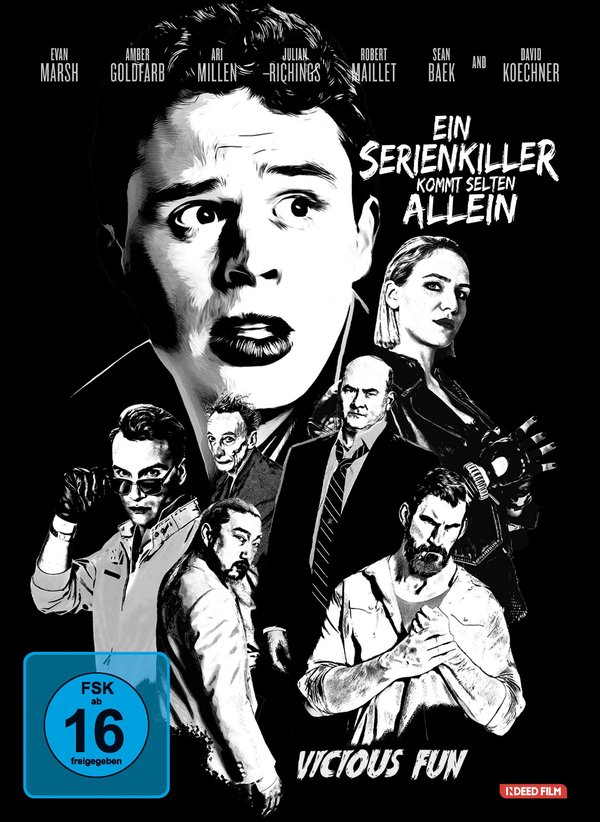Ein Serienkiller kommt selten allein - Vicious Fun - Uncut Mediabook Edition  (DVD+blu-ray) Ein Serienkiller kommt selten allein - Vicious Fun - Uncut Mediabook Edition  (DVD+blu-ray)