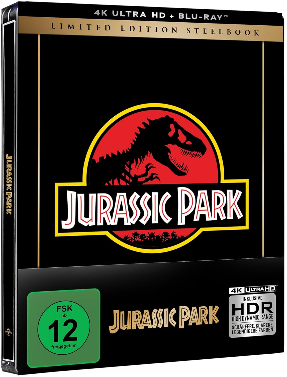 Jurassic Park - Limited Steelbook Edition  (4K Ultra HD+blu-ray)
