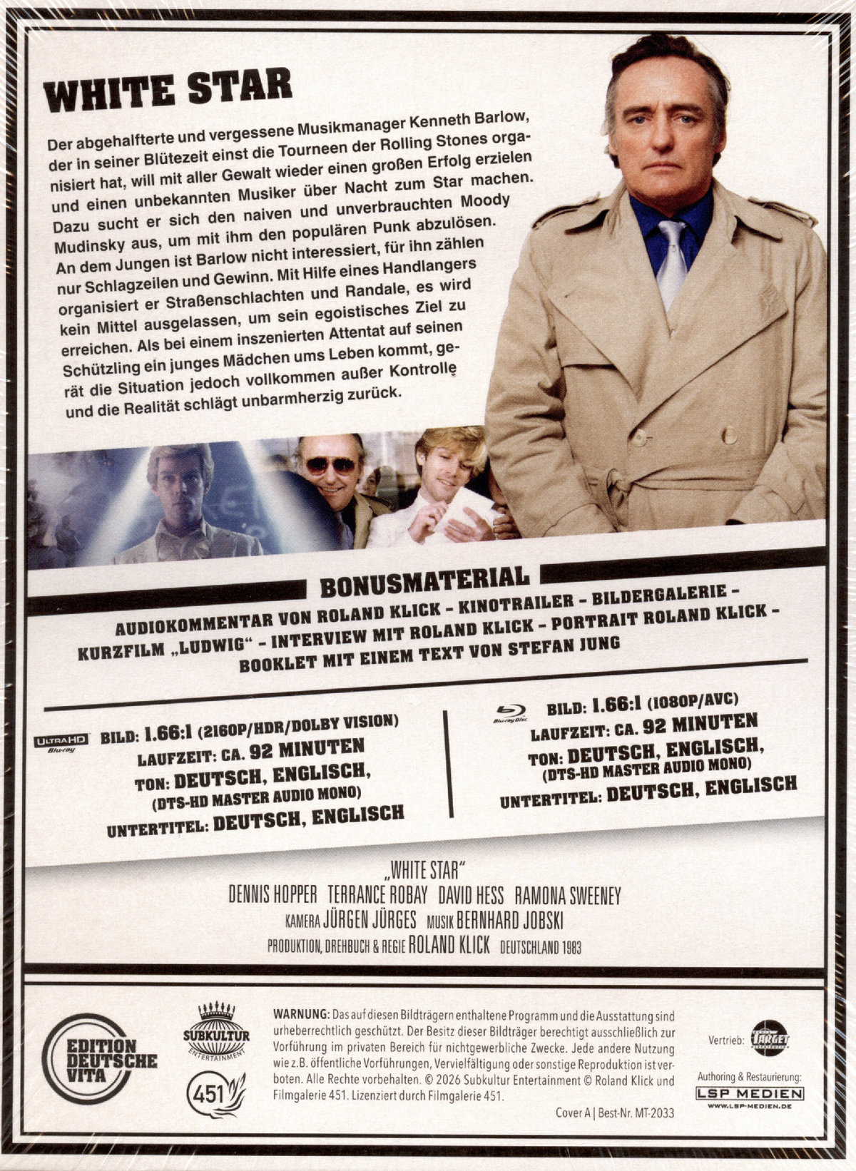 White Star - Edition Deutsche Vita  (4K Ultra HD+blu-ray) (A)