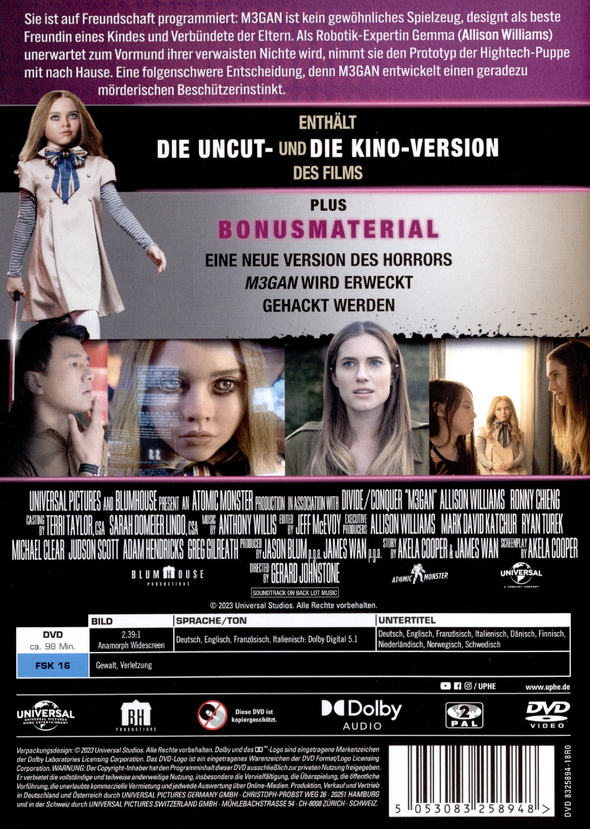 M3GAN  (DVD)