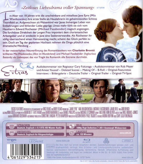 Jane Eyre  (Blu-ray Disc) Jane Eyre  (Blu-ray Disc)