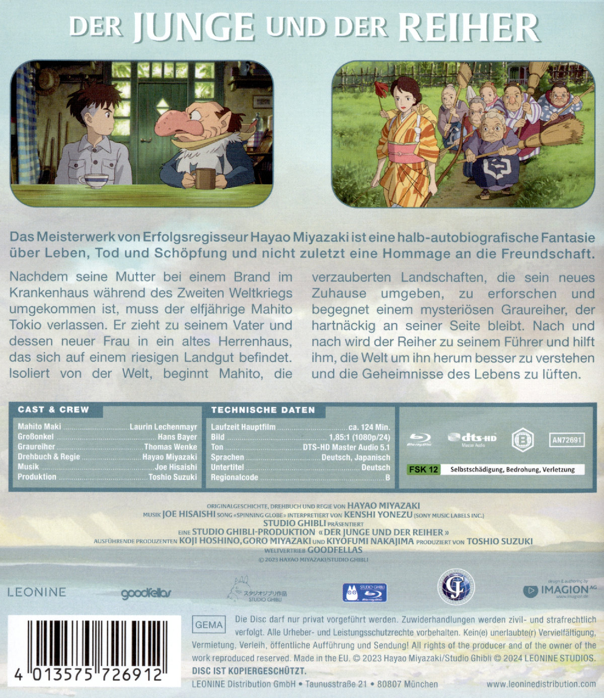 Der Junge und der Reiher  (Blu-ray Disc)