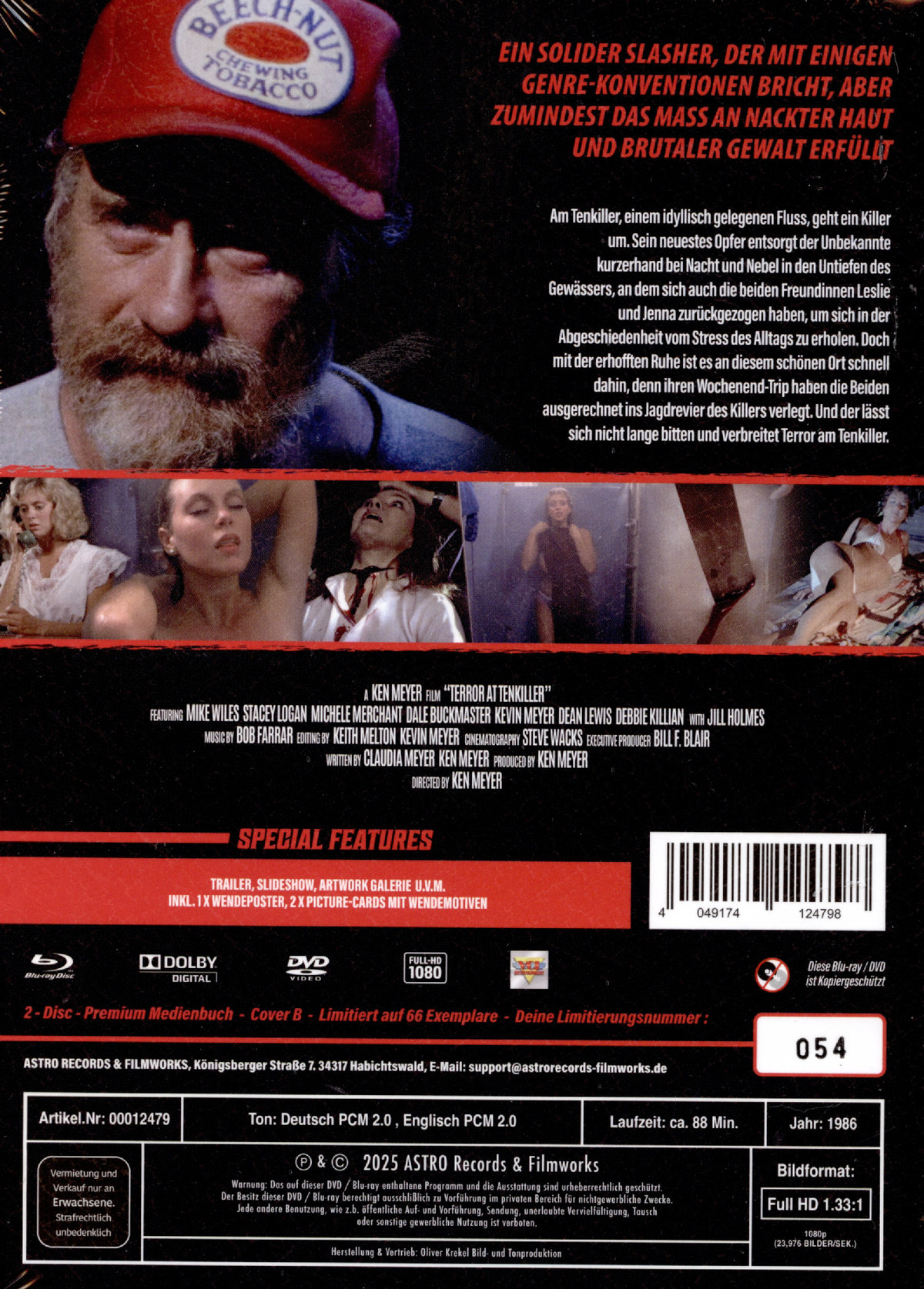 Terror at Tenkiller - Uncut Mediabook Edition  (blu-ray) (B)