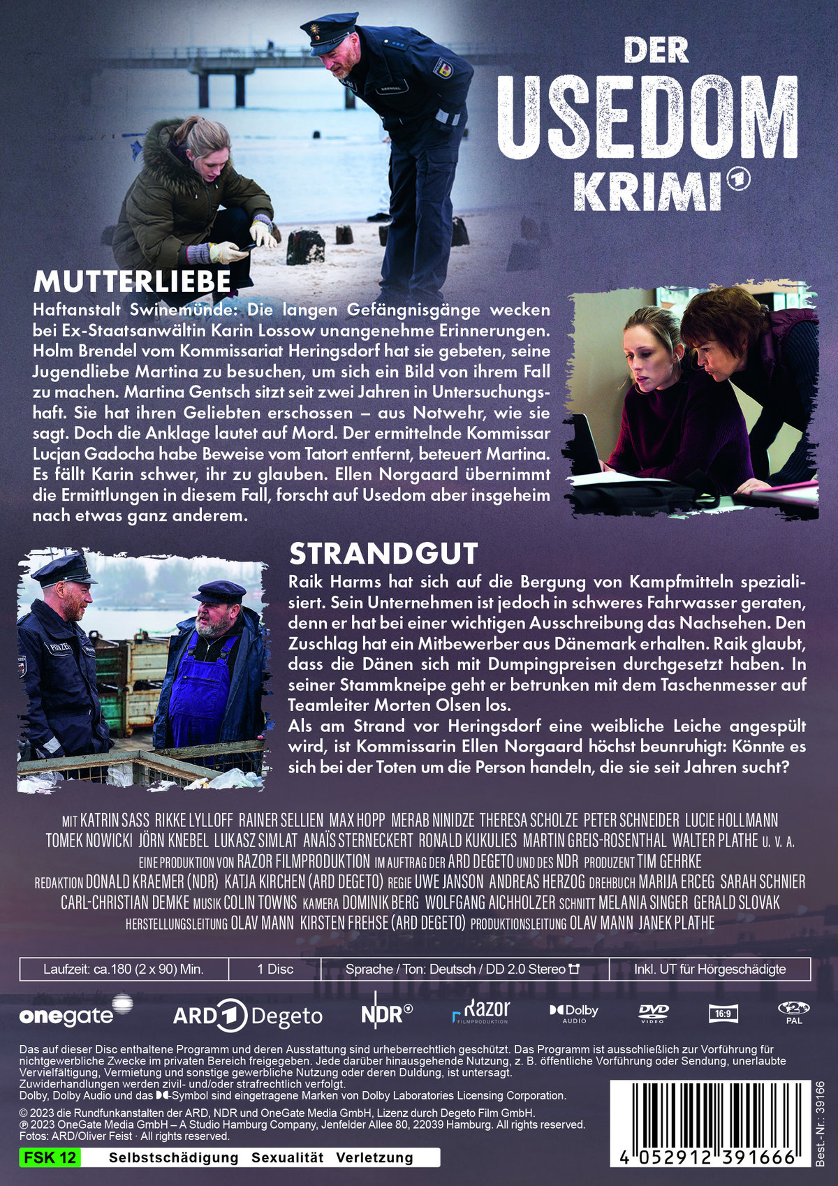 Der Usedom-Krimi: Mutterliebe / Strandgut  (DVD)